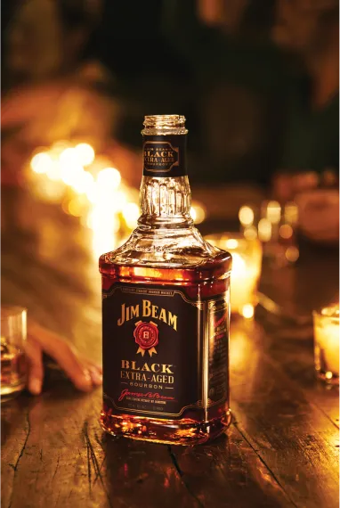 Jim Beam Black Double Aged 8 Year Bourbon Whiskey - 750ml